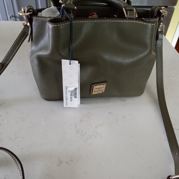 Dooney& Bourke Mini Barlow Saffiano in Olive color - Picture 1 of 8
